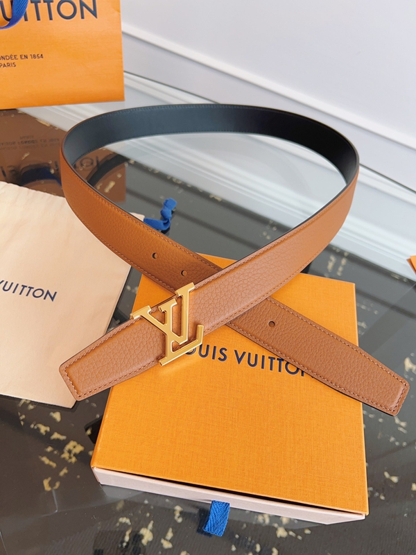 ルイヴィトンベルト角部分ディテール